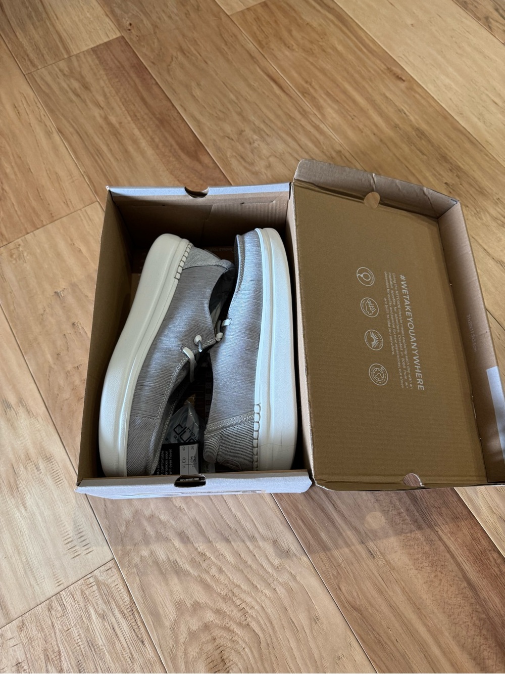 Hey Dude Women's Slip-On Sneakers in Lunar Rock NWT